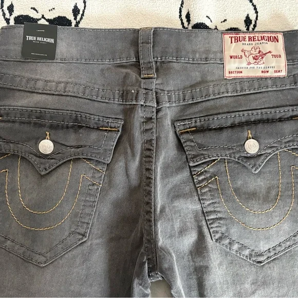 True Religion Dark Gray Straight Men's Jeans